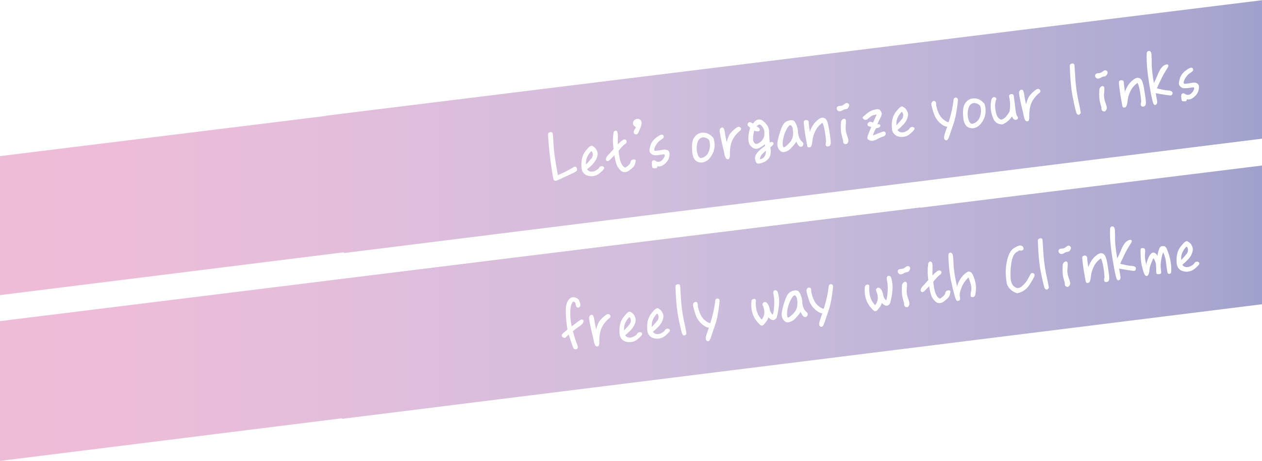 Organize links in your own way with CLINKme